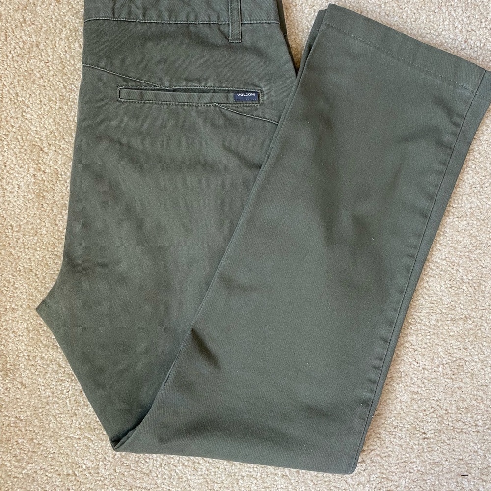 Volcom Chino Pants Olive